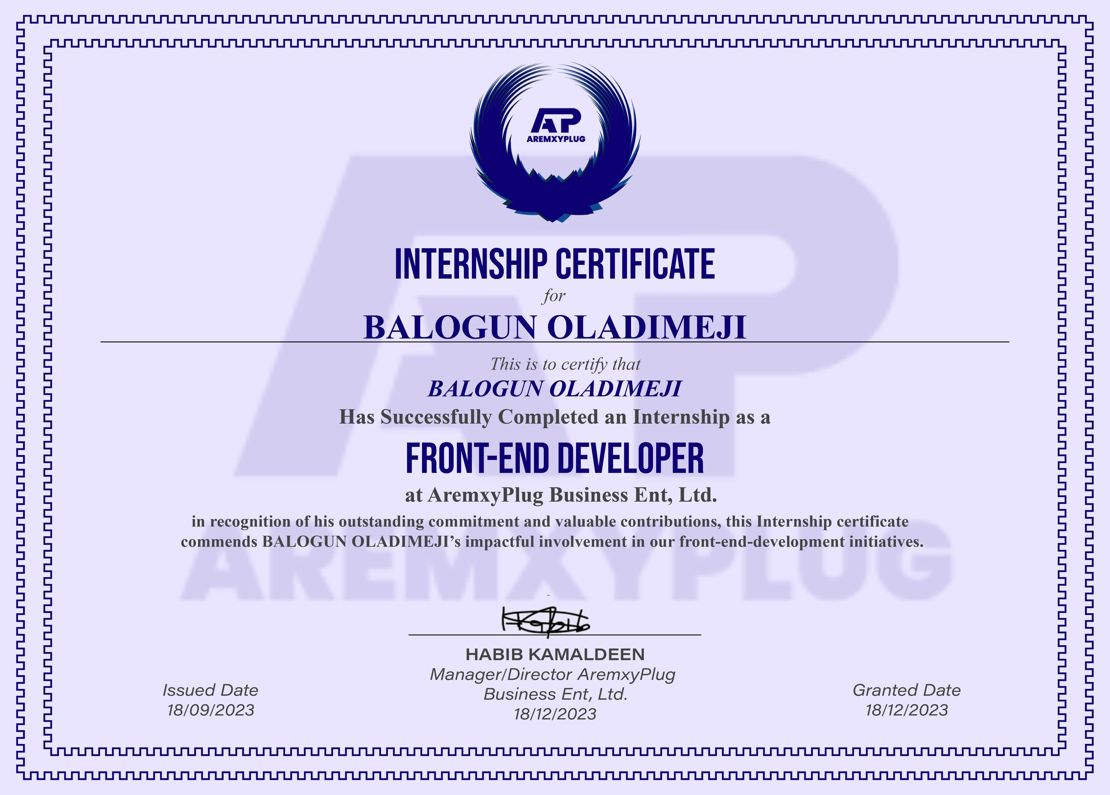 Internship at a digital payment company - Telecoms, Flow of funds and User data management